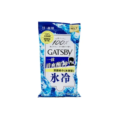 GATSBY Frozen Тип Очищающий Ткань Салфетка Освежающий Очистка 92г