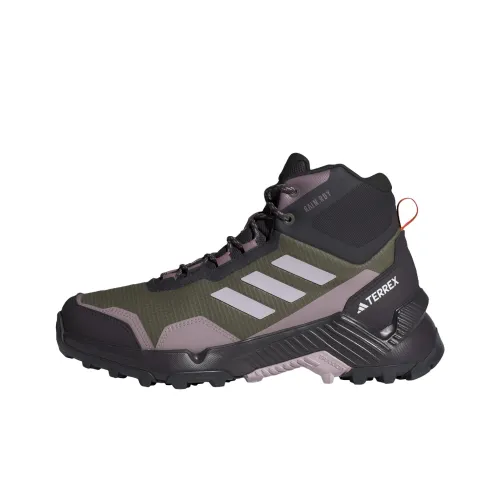 adidas Terrex Eastrail 2,0 Slip-Resistant Abrasion-Resistant MID Топ Походная обувь Женская Зеленый Черный