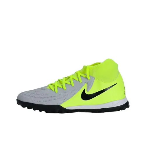 Nike Phantom Luna 2 Slip-resistant Abrasion-resistant Football Cleats Unisex Gray Yellow Найк Phantom Luna 2 Противоскользящие Устойчивые к истиранию Футбольные бутсы Унисекс Серый Желтый