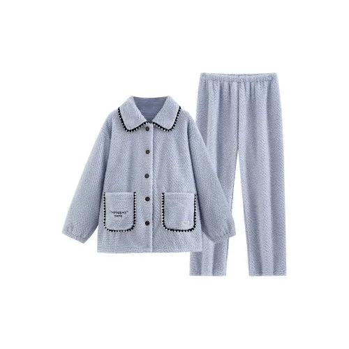 UAVAE ZJ LZSF84123 Синий Женские Пижамные комплекты