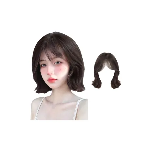 GLUNA Перука для женских коротких волос с кудрями искусственные волосы