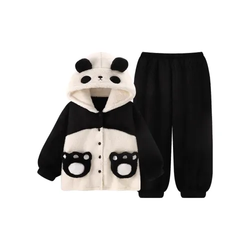 Mu Qingqing Пижамный комплект Мужской Черный