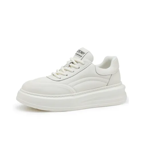 JOSINY Низкий топ Скейтборд обувь Мужская Белая