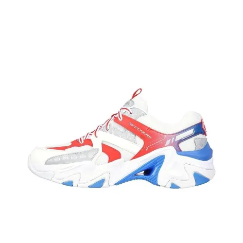 Skechers Stamina V3 Low Топ Повседневная обувь Мужская Белый Синий