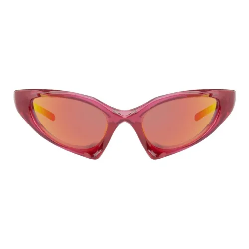 Balenciaga Нейлон Нерегулярная форма Солнцезащитные очки Мужской Красный