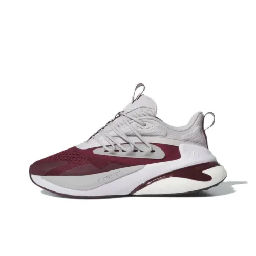 adidas ALPHABOOST V2 Противоскользящий Устойчивый к истиранию MID Топ Повседневная обувь Унисекс Красный