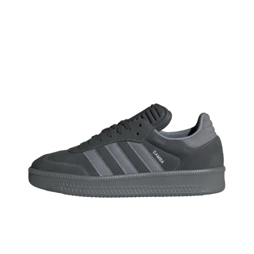 Adidas Originals Samba XLG Амортизация Износостойкие Низкие Кроссовки для Скейтбординга Унисекс Серые