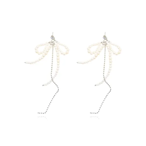 MOREL Alloy Artificial Pearl Earrings Women's