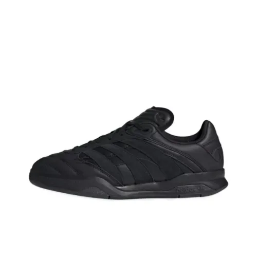 Adidas Originals PREDATOR MUNDIAL Slip-resistant Abrasion-resistant Low-top Training Shoes Unisex Black Adidas Originals PREDATOR MUNDIAL Противоскользящие Устойчивые к истиранию Низкие Кроссовки для тренировок Унисекс Черные