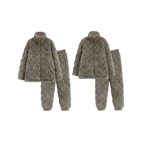 Lan Miao Пижамный комплект Унисекс Зеленый