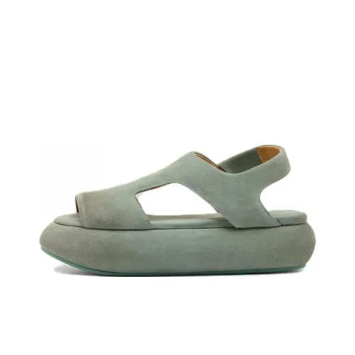 Marsèll Ciambellona Пляжные сандалии Женские Зеленый