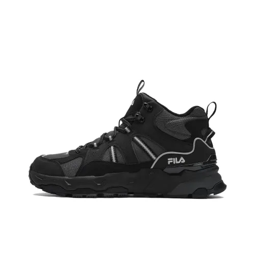 FILA Trek 1S Толстая подошва MID Топ Черный Мужской