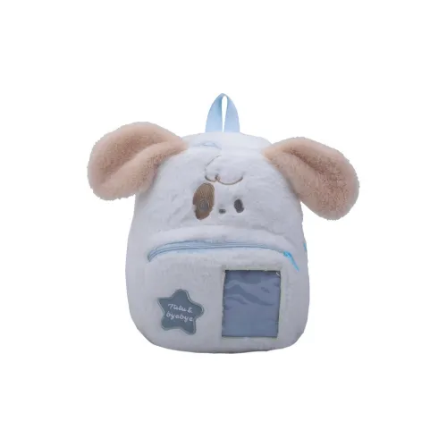 Bywhich Плюшевый Рюкзак Обычный Женские Белый