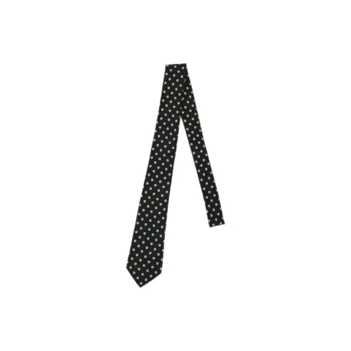 GUCCI Шелковые галстуки Женские Черный Бежевый