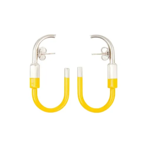 MM6 Maison Margiela совместные браслеты из лата Женские Желтый Серебряный