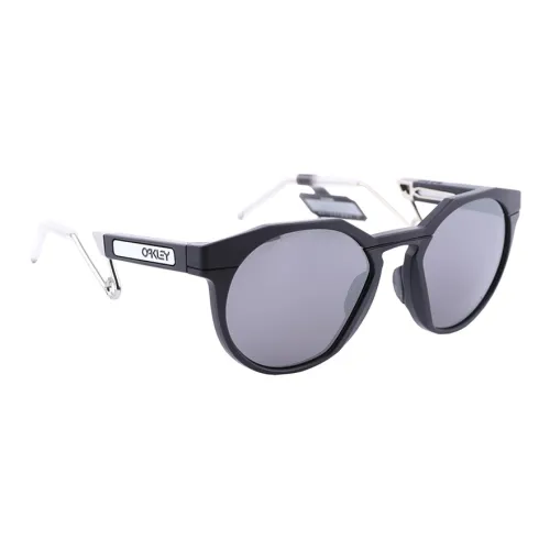 Oakley Нерегулярная форма Солнцезащитные очки Унисекс Черный Прозрачно-серый