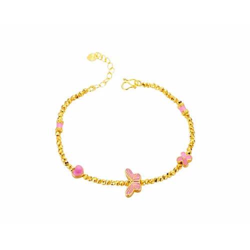 MUYAN Сплав Медово-розовый Сон бабочки Браслет Женские