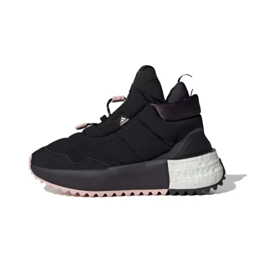 Adidas X PLRBOOST Slip-resistant Abrasion-resistant MID Топ Повседневная обувь Женская Черная