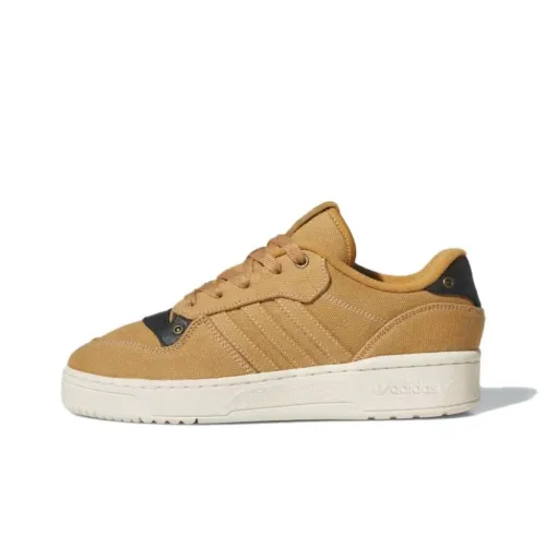 Adidas Originals Rivalry Slip Resistant Abrasion Resistant Низкие Кроссовки для скейтбординга Женские Желтые