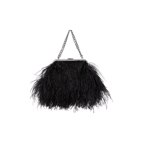 Ralph Lauren Ткань Сумка Клатч Маленькая Женская Черная