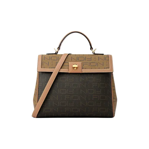 FION Искусственная кожа Одно плечо Сумка Женская CAMEL Кофе