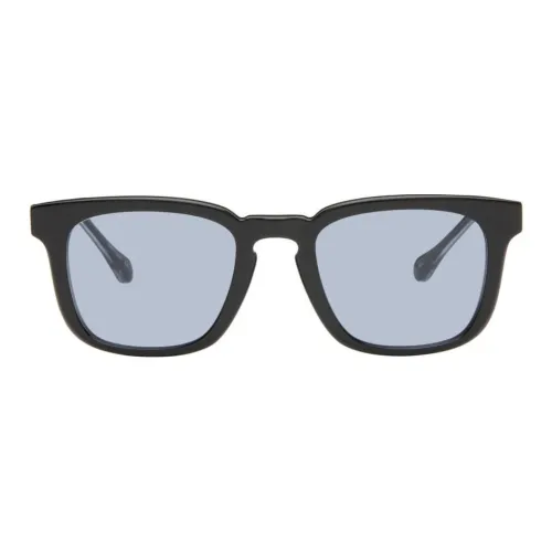 Matsuda Ацетат Квадратные Солнцезащитные очки Мужские Черные