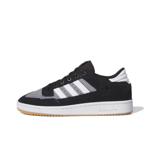 Adidas Originals Slip Resistant Abrasion Resistant Low Топ Скейтборд Кроссовки Унисекс Черный