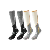 Black Gray + Gray Professional Ski Socks [2-Pack]  
Черный Серый + Серый Профессиональные лыжные носки [2 упаковки]