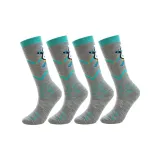 Серые детские лыжные носки (набор из 2 пар, упаковка)