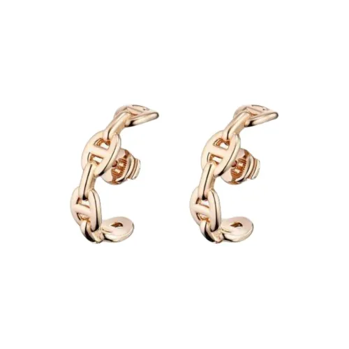 HERMES Chaine d'ancre Enchainee Серьги Женские