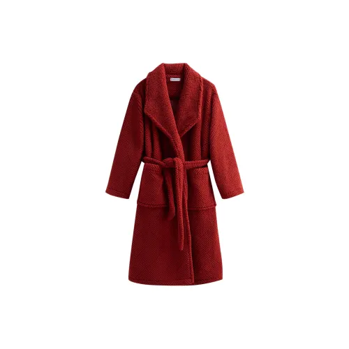 Same Language Sleep Robe Женские Китайский Красный