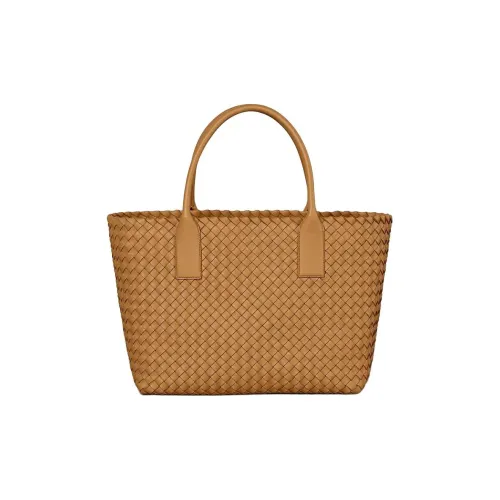 Bottega Veneta Cabat Sheepskin Tote Bag Shopping Bag Small Unisex Caramel Bottega Veneta Cabat Сумка из овчины Сумка для покупок Маленькая унисекс Карамель