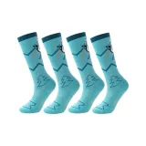 Синие детские лыжные носки (набор из 2 пар, упаковка)