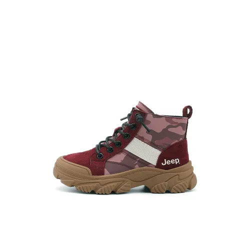 JEEP Детские ботинки High Top Бордовый Kids