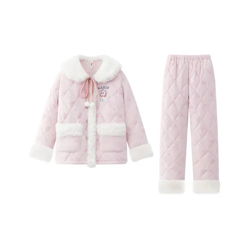 Gongdie X Disney Пижамный комплект Женские Розовый