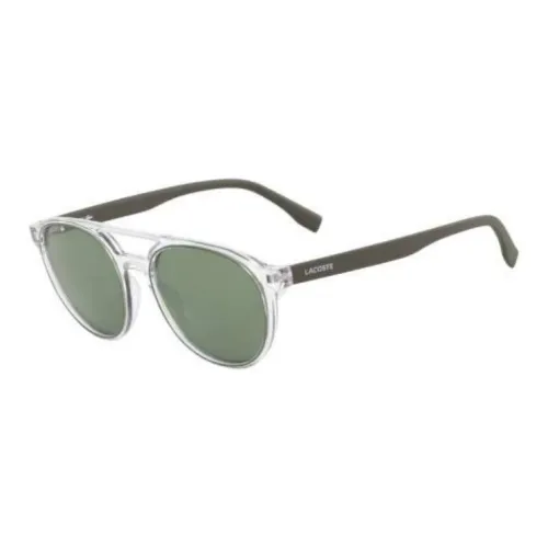 LACOSTE Пластик OVAL SUNGLASSES Унисекс Прозрачный Умбра