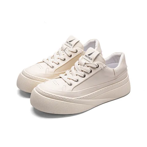 NAUTICA Рябь Классический Роскошная уличная одежда Бежевый Серия Slip-resistant Устойчивый к истиранию Легкий Низкий Топ