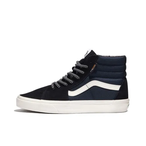 VANS SK8 HI Высокие Кроссовки для Скейтбординга Унисекс Синие Черные