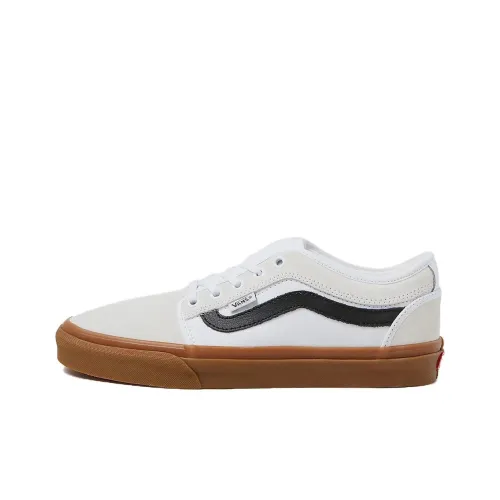 Vans Skate Chukka Low Топ Кроссовки для скейтбординга Женские Белые