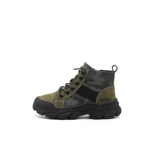 JEEP Детские ботинки High Top Армейский зеленый Kids