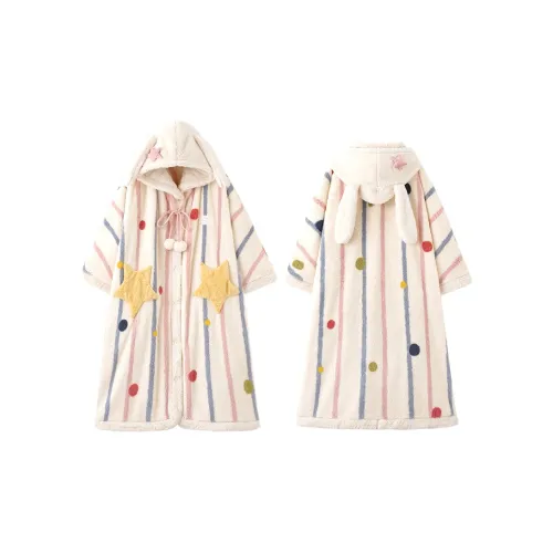 MIOJUER Nightgown Women's Ecru