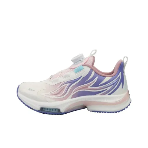 XTEP Slip-resistant Abrasion-resistant Low Top Детская беговая обувь Розовая Детская