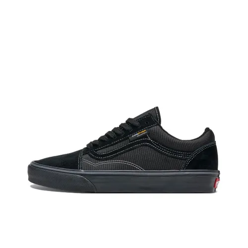 Vans Old Skool Low-Top Скейтборд Кроссовки Унисекс Черные