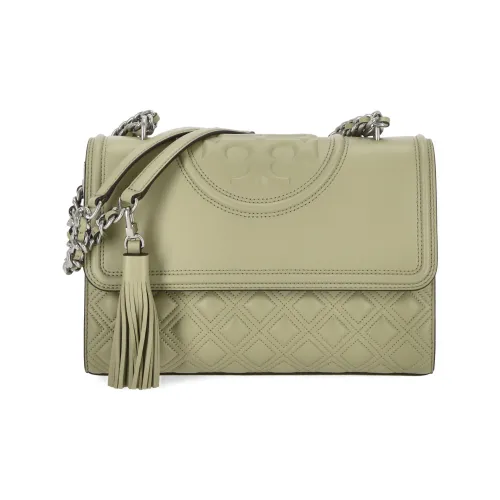 TORY BURCH Fleming Sheepskin Сумка через плечо сумка для женщин оливковый ветка зеленый