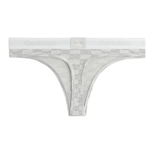 KITH x Calvin Klein Стринг Женские 1 Пачка Светлый Фотиния Серый