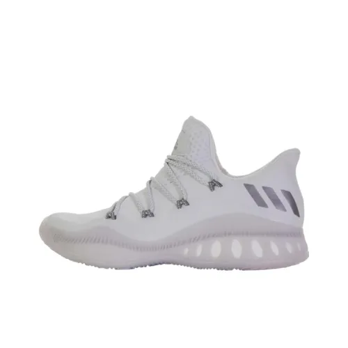 Adidas Crazy Explosive Амортизаторы Slip-resistant Abrasion-resistant Низкие Баскетбольные кроссовки Унисекс Серый