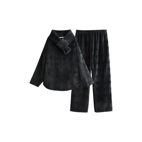 Same Language Пижамный комплект Мужской Alocasia Черный