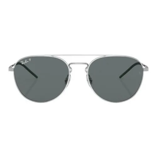 RayBan Металл OVAL SUNGLASSES Женские Серебряные