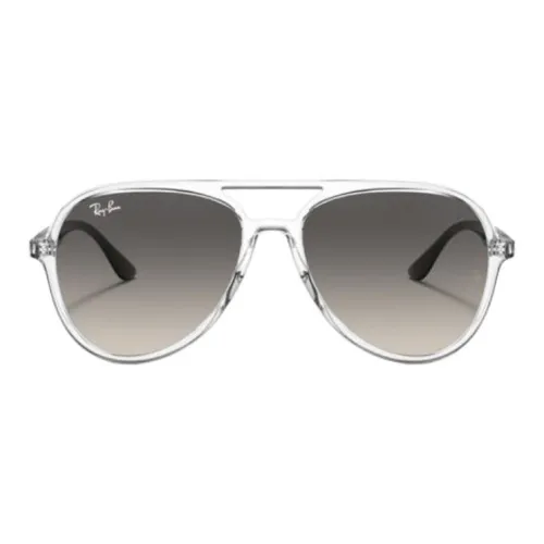 RayBan Поликарбонат Aviator Солнцезащитные очки Женские Прозрачный Черный