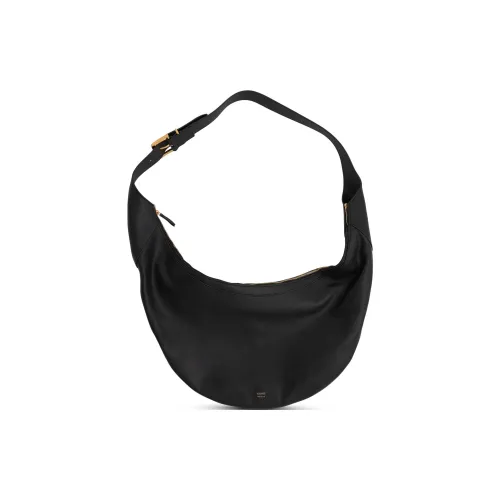 KHAITE Телячья кожа Сумка через плечо Женская Черная